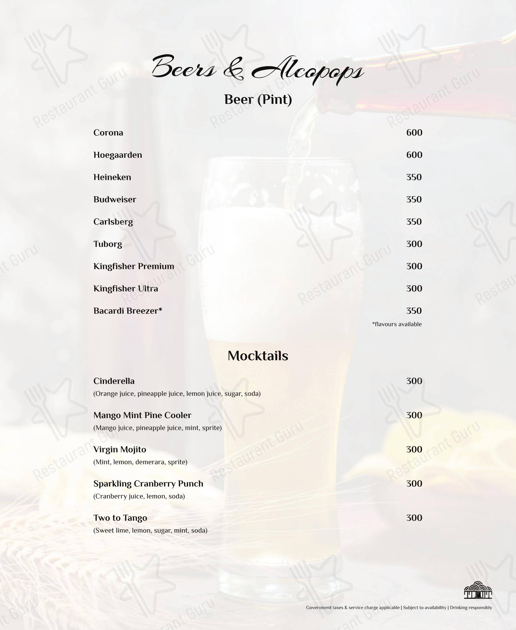 Moon Tree Cafe in Kolhapur - 菜单