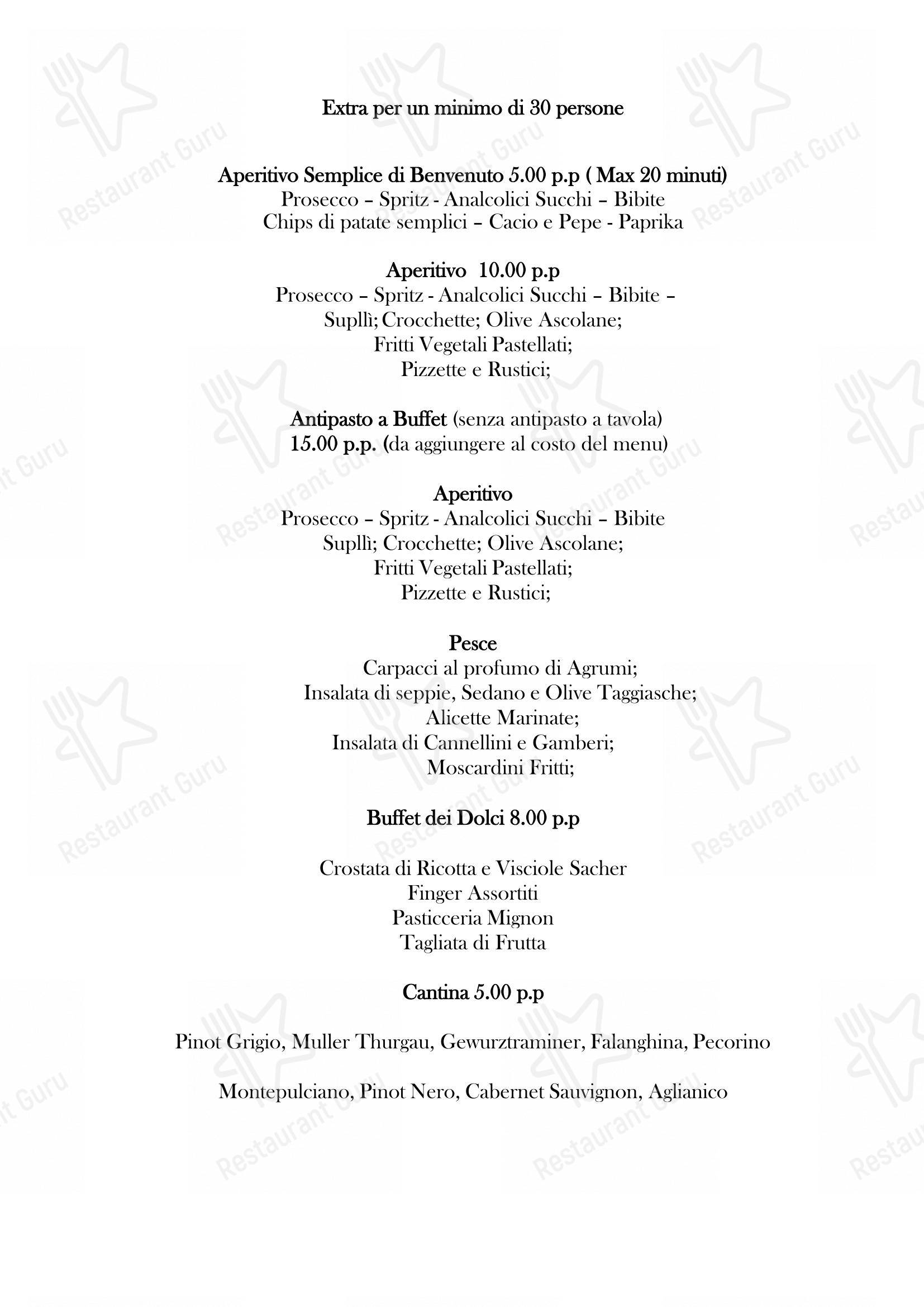 Ristorante New Green Hill in Roma - 菜单