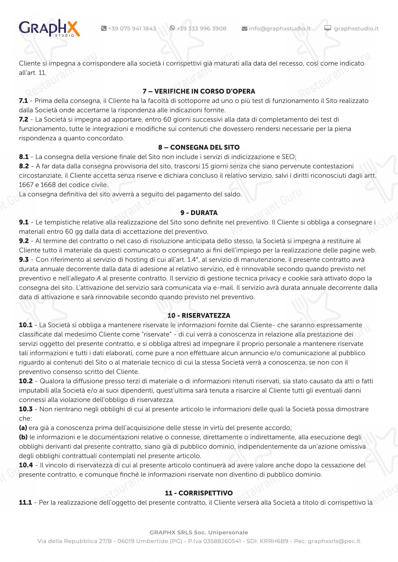 Menu di Pizzidea Fabriano - Menu