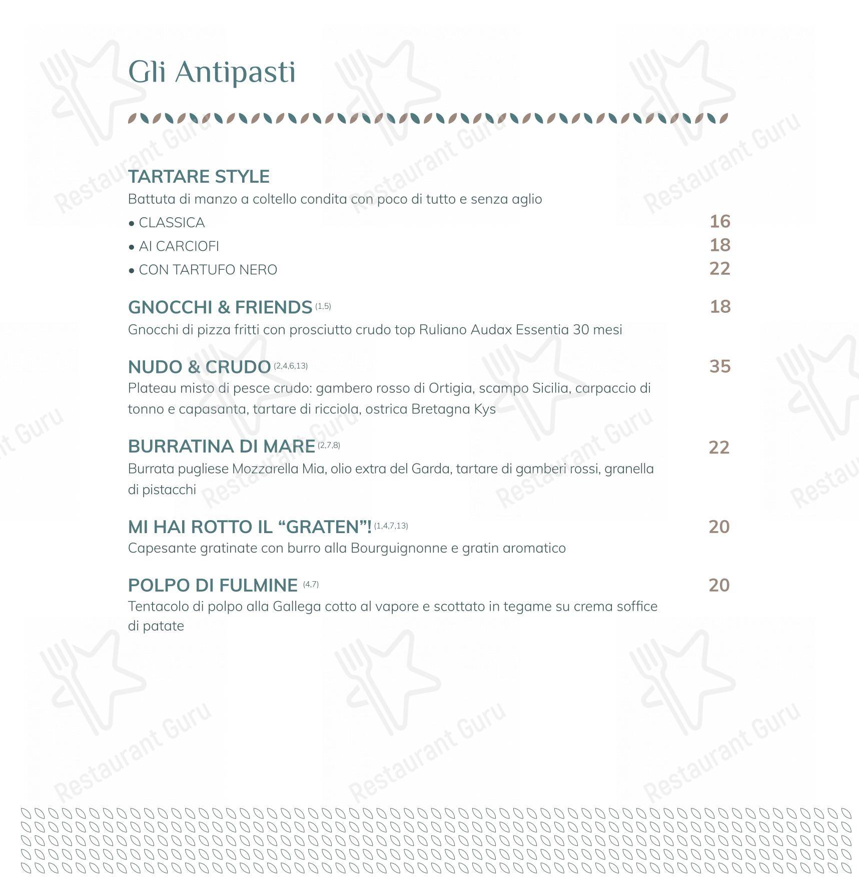 Menu per Preziosilla - Ristorante e Pizza d'Autore in Nave
