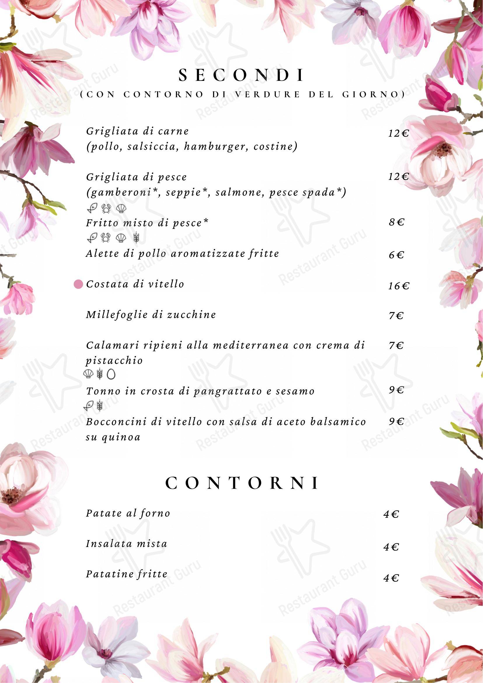 Replay Restaurant in Nichelino - Menu