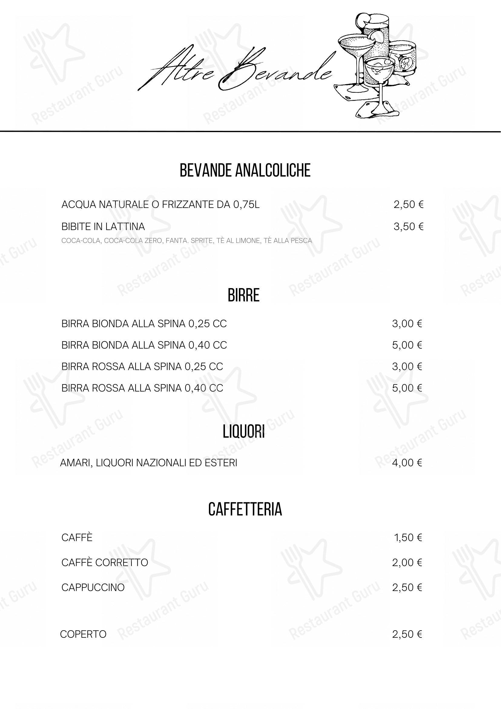 Replay Restaurant in Nichelino - Menu