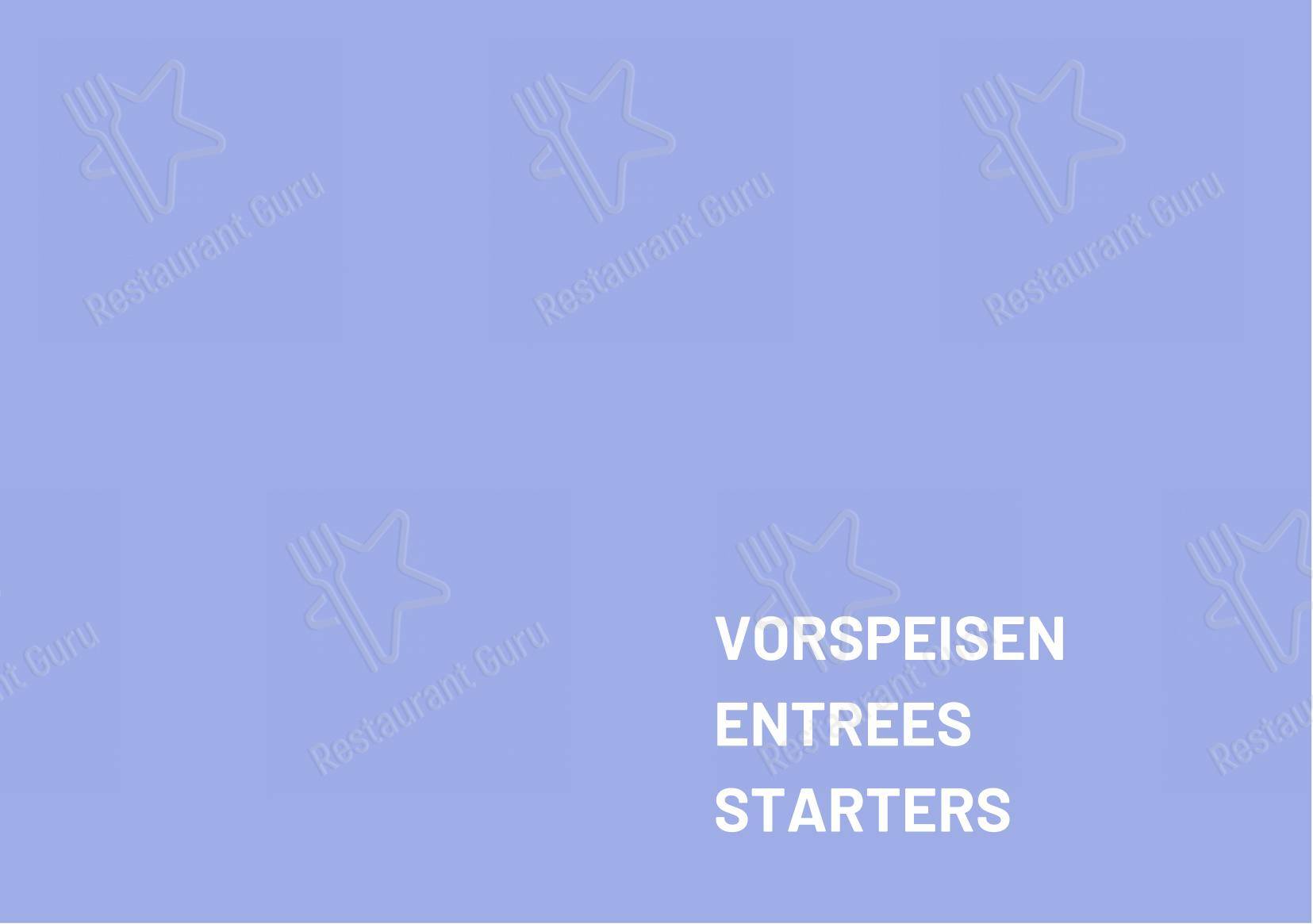 Menu bar per Restaurant Bärgji-Alp in Grächen