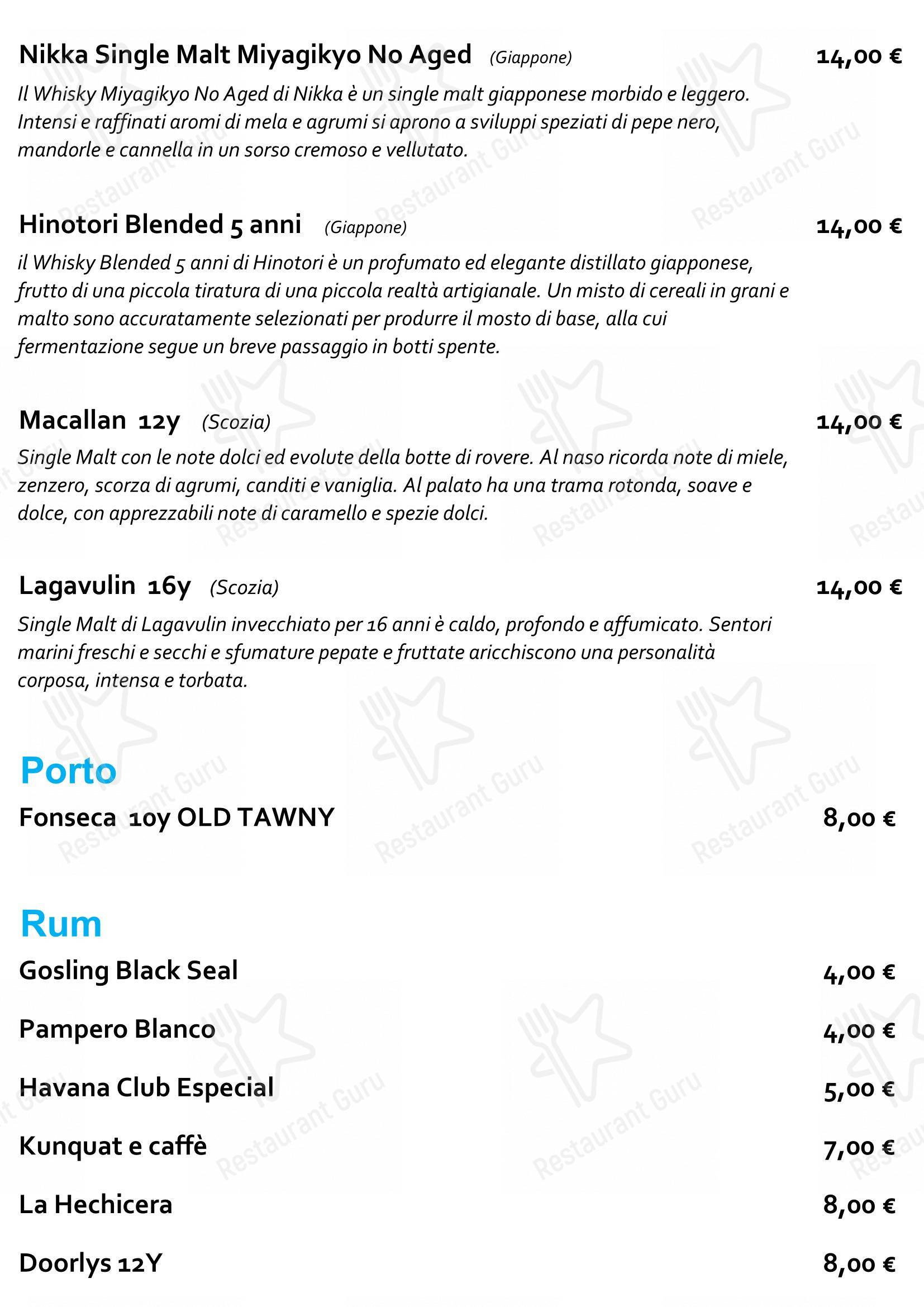Menu di Staj Noodle Bar Chiaia - Lunch Menu