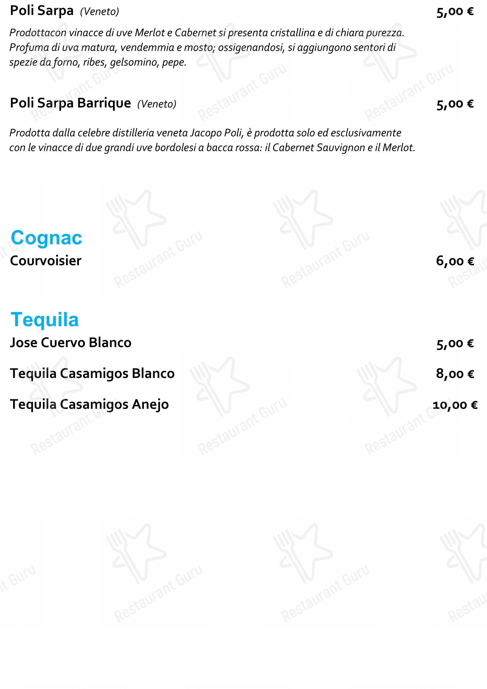 Menu di Staj Noodle Bar Chiaia - Dinner Menu