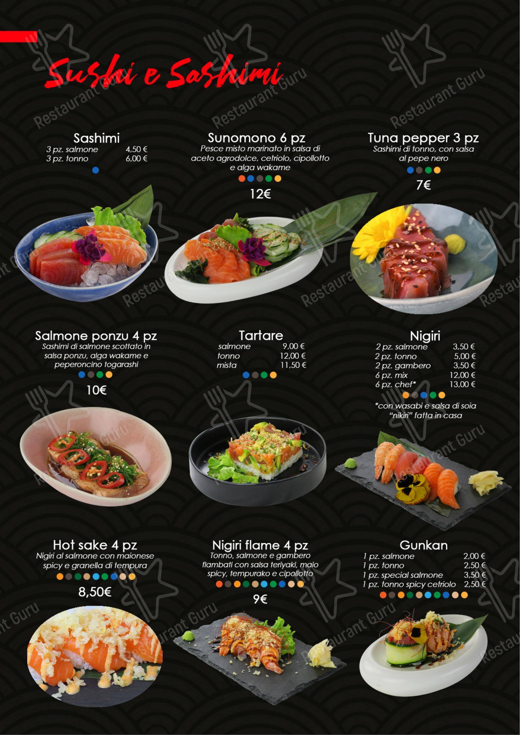 Menu di Sushic - Menu