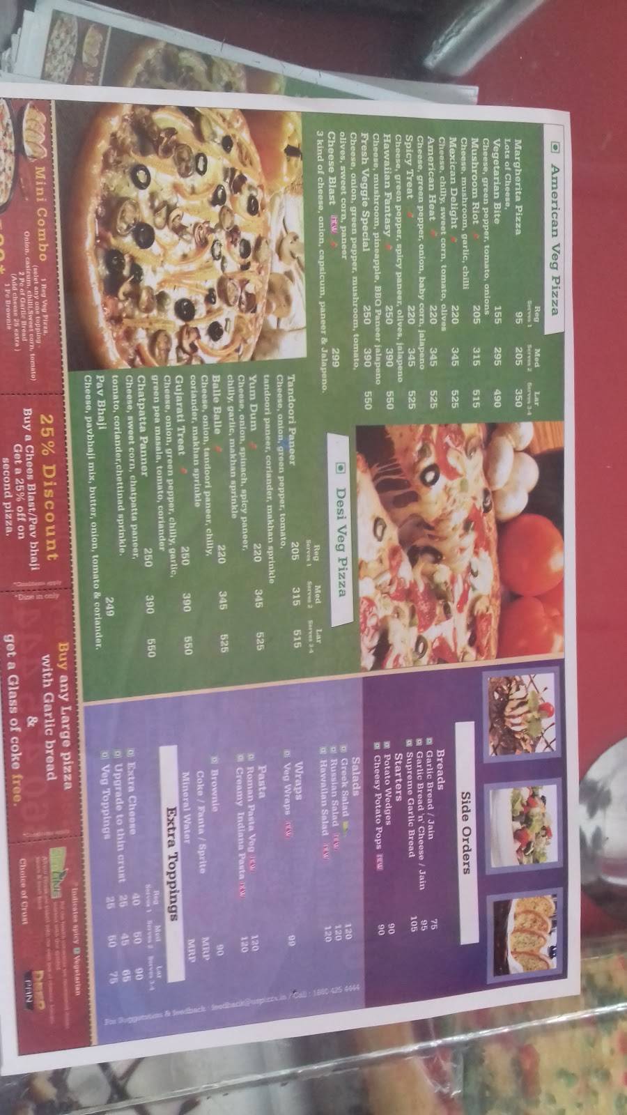 uspizza nadiad menu