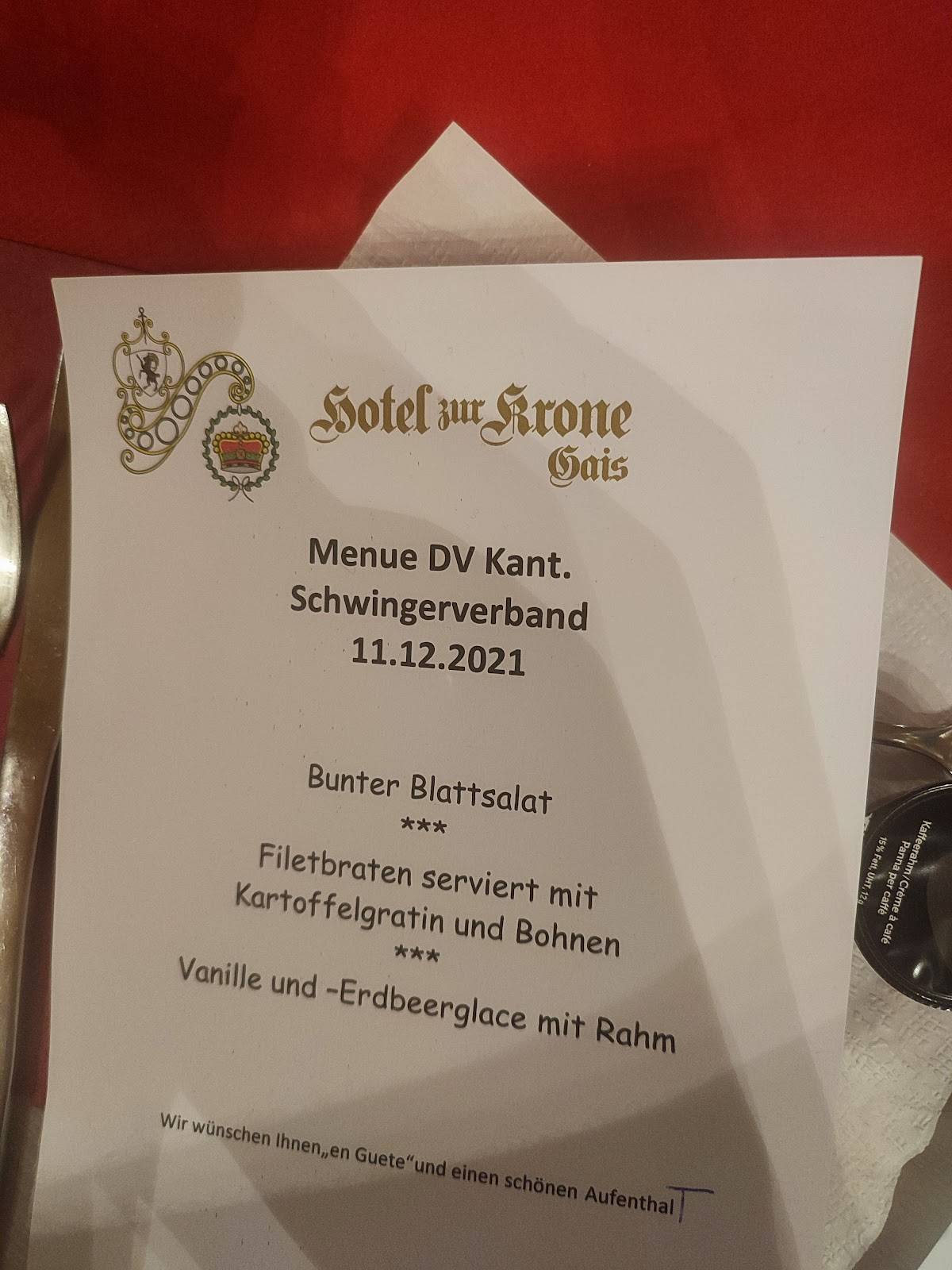 Menu di zur Krone 