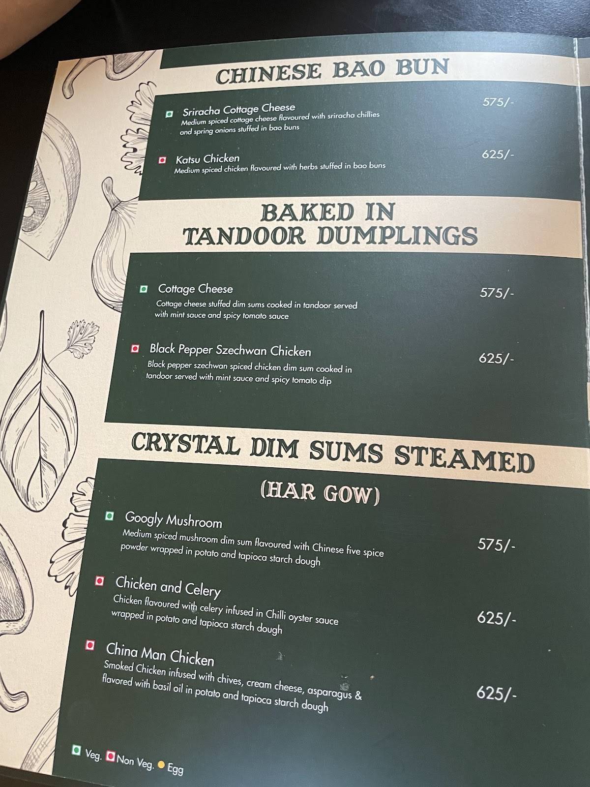 Rzekka Resort menu