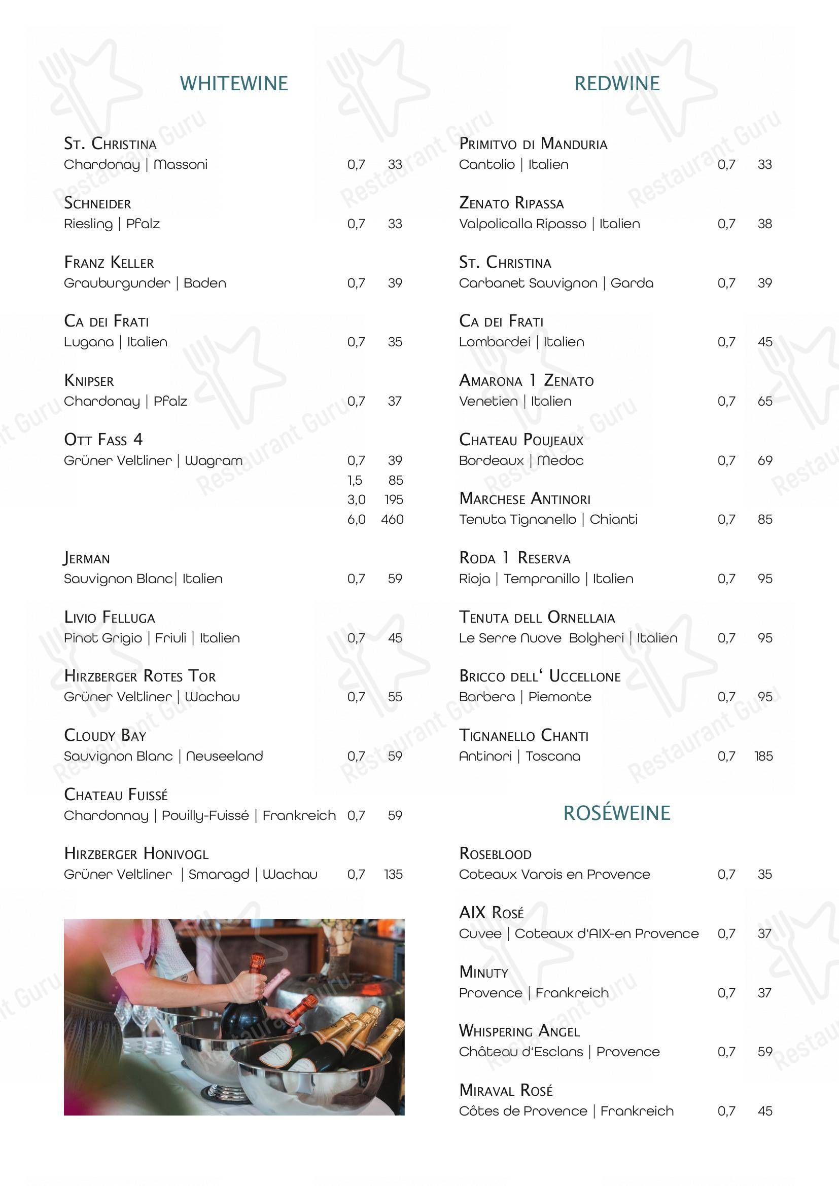 Strandhouse Starnberg dans Starnberg - Menu bar