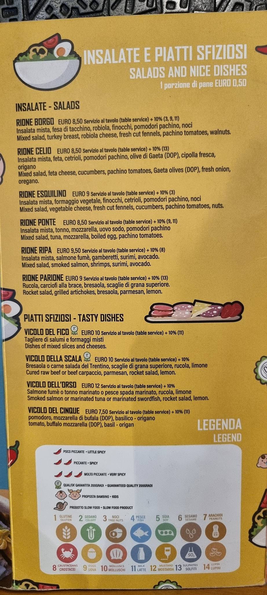 Menu di 200 Gradi 