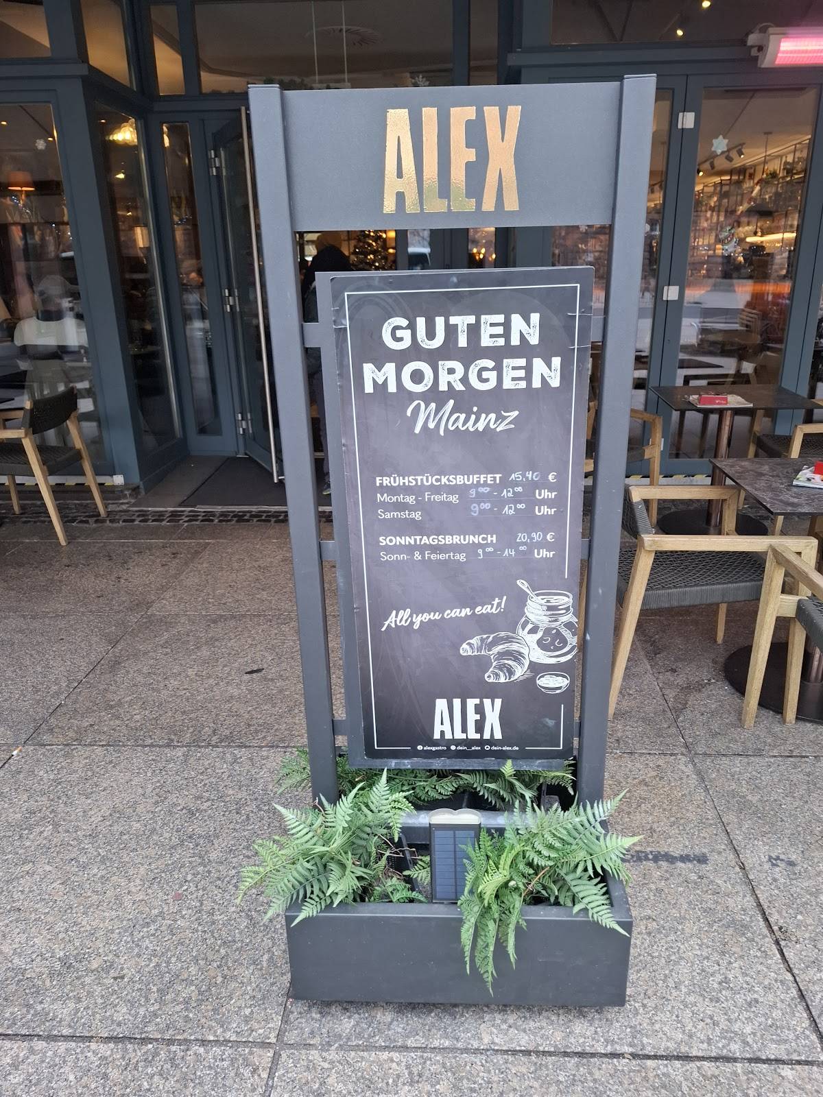 Menu de ALEX Mainz