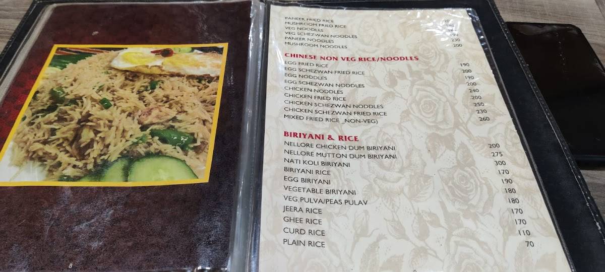 ATITHI GRAND - KANAKPURA ROAD menu