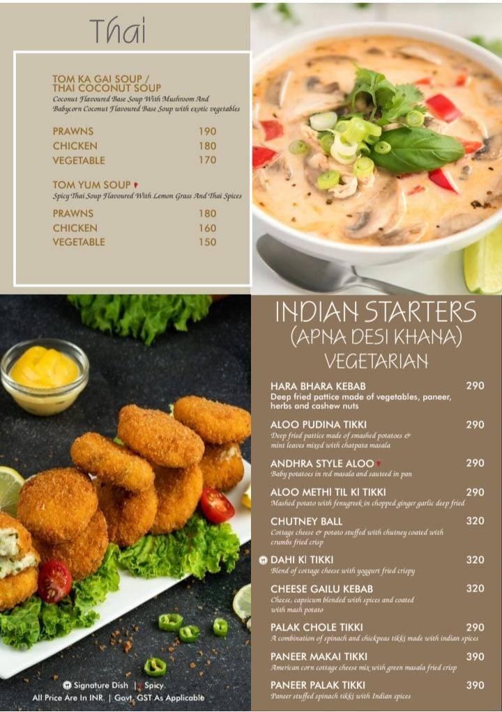 Abhinandan Dining Bar menu
