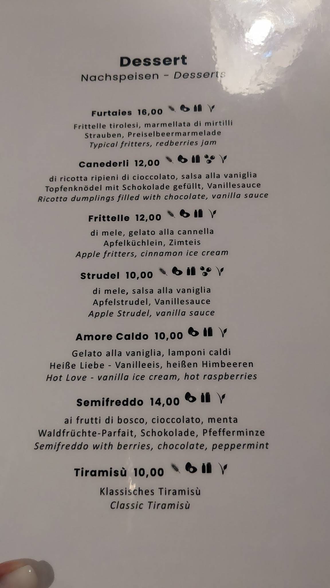 Menu di Adlerkeller - Restaurant & Grill 
