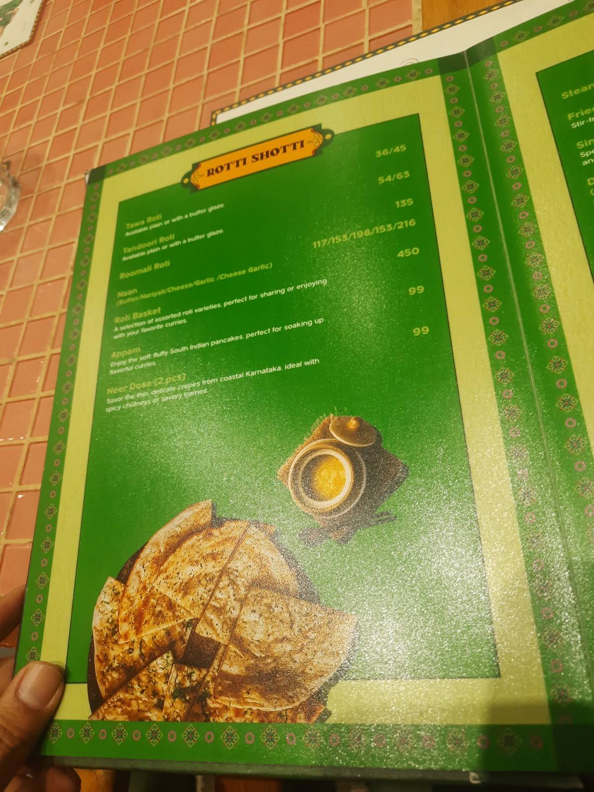 Rasila's Kitchen menu