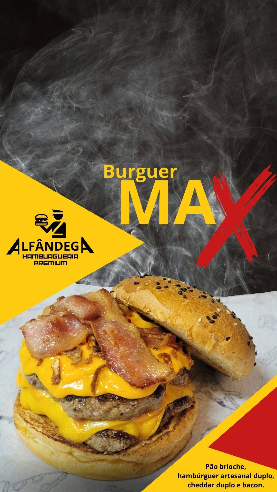Alfândega Hamburgueria Premium cardápio