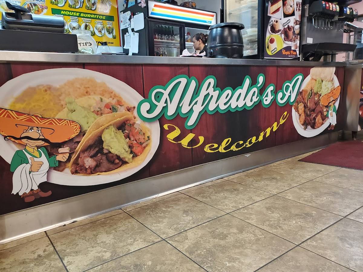 Menu at Alfredo's A Mexican Food restaurant, St. 705 N Bluff St