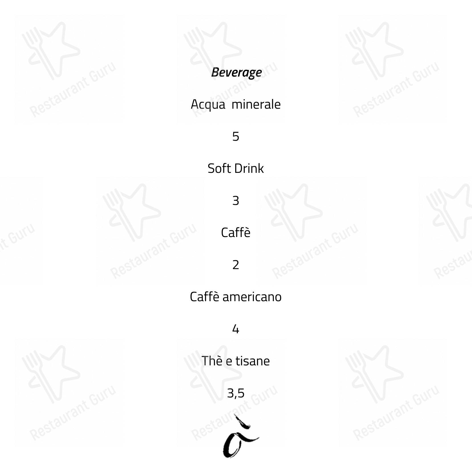 Menu per Almatò in Roma