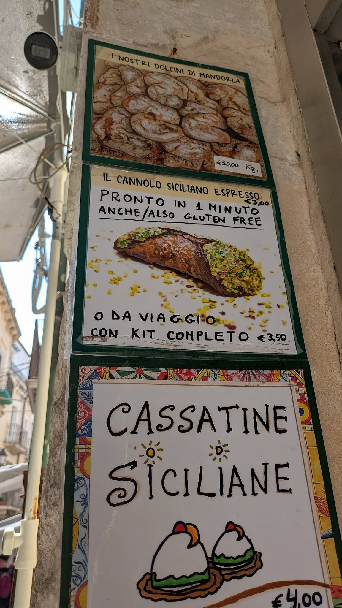 Menu di Amàndorla Marciante 