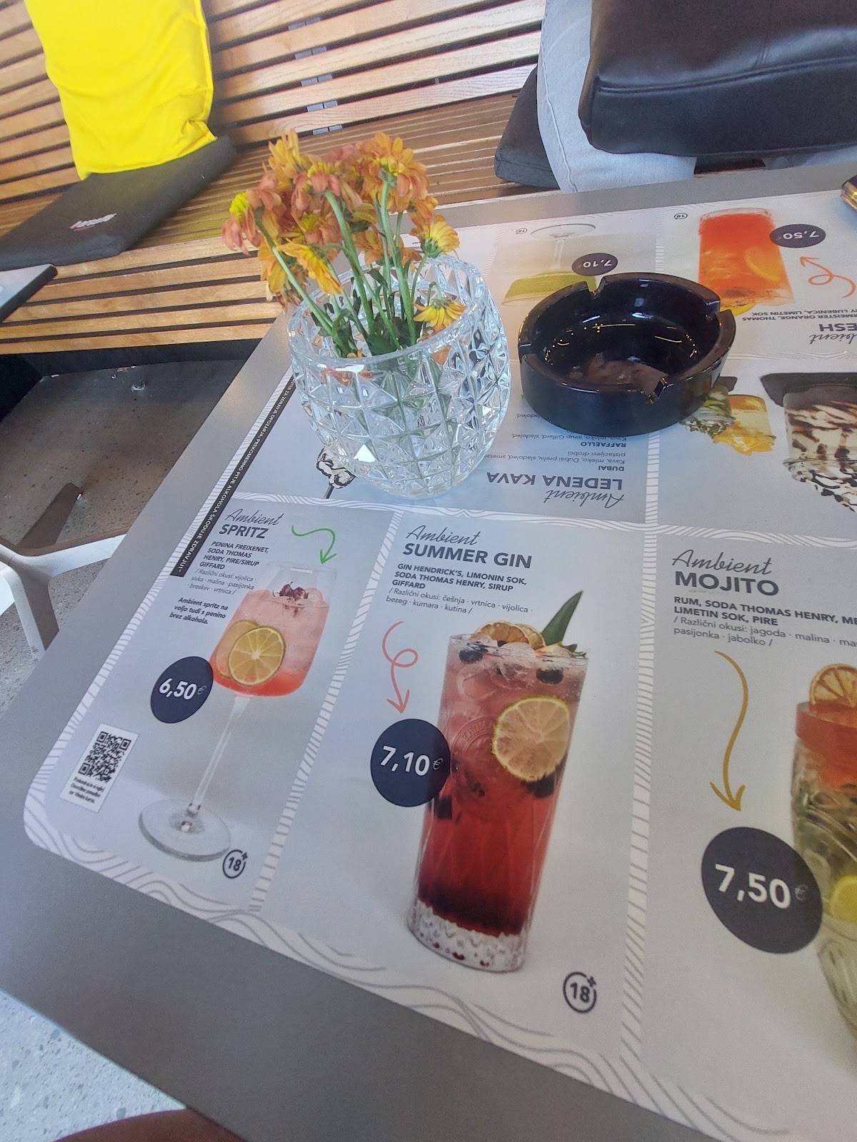 Menu di Ambient Cafe 