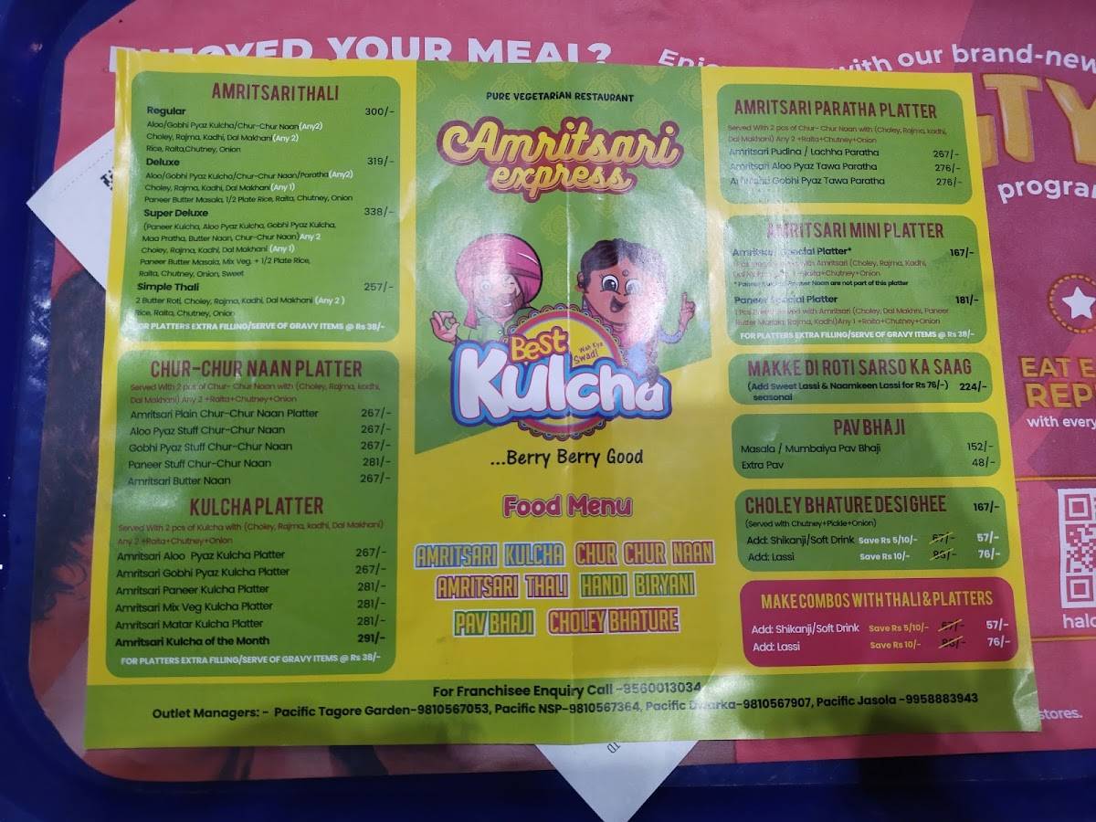 Amritsari Express [Food Court] menu