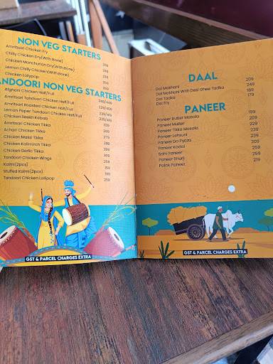 Amritsari Kulcha Land menu