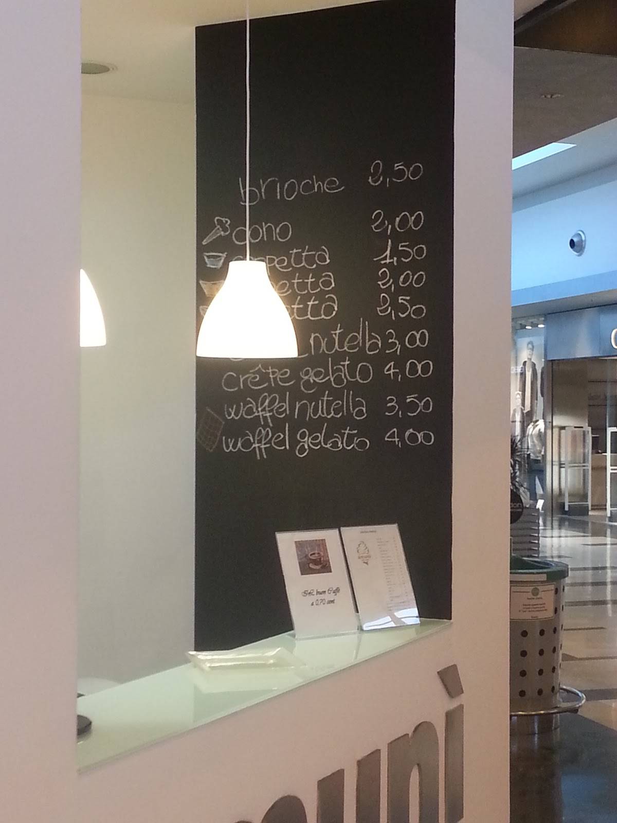 Menu di Amunì Gelaterie 