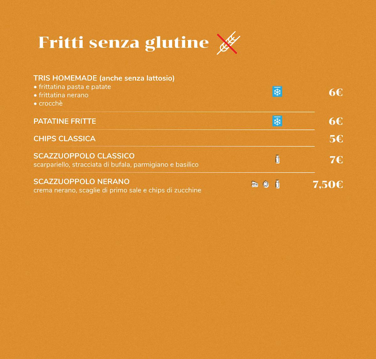 Menu di Blues Pizza 