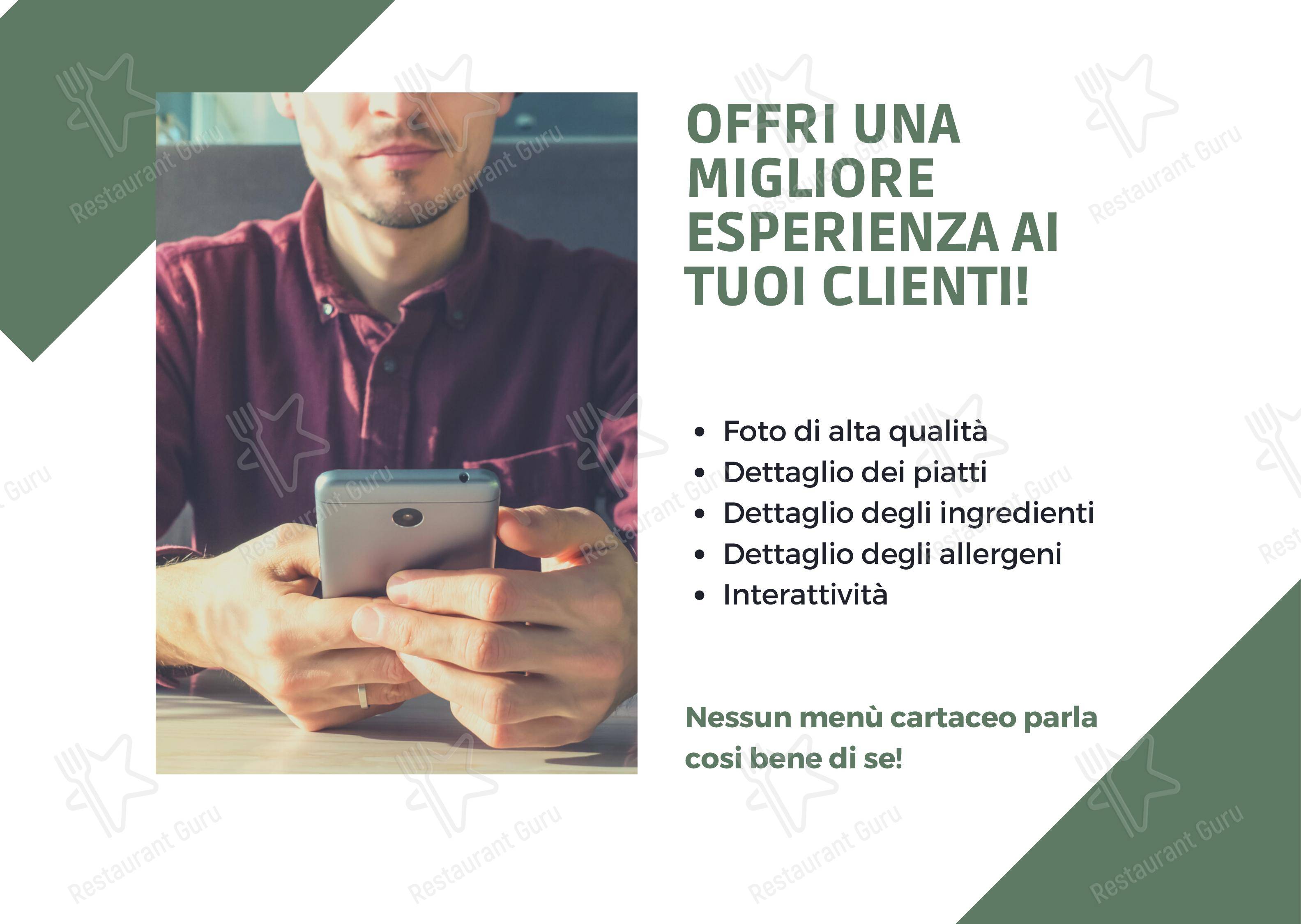 Menu per Arcadia Ristorante in Tarquinia