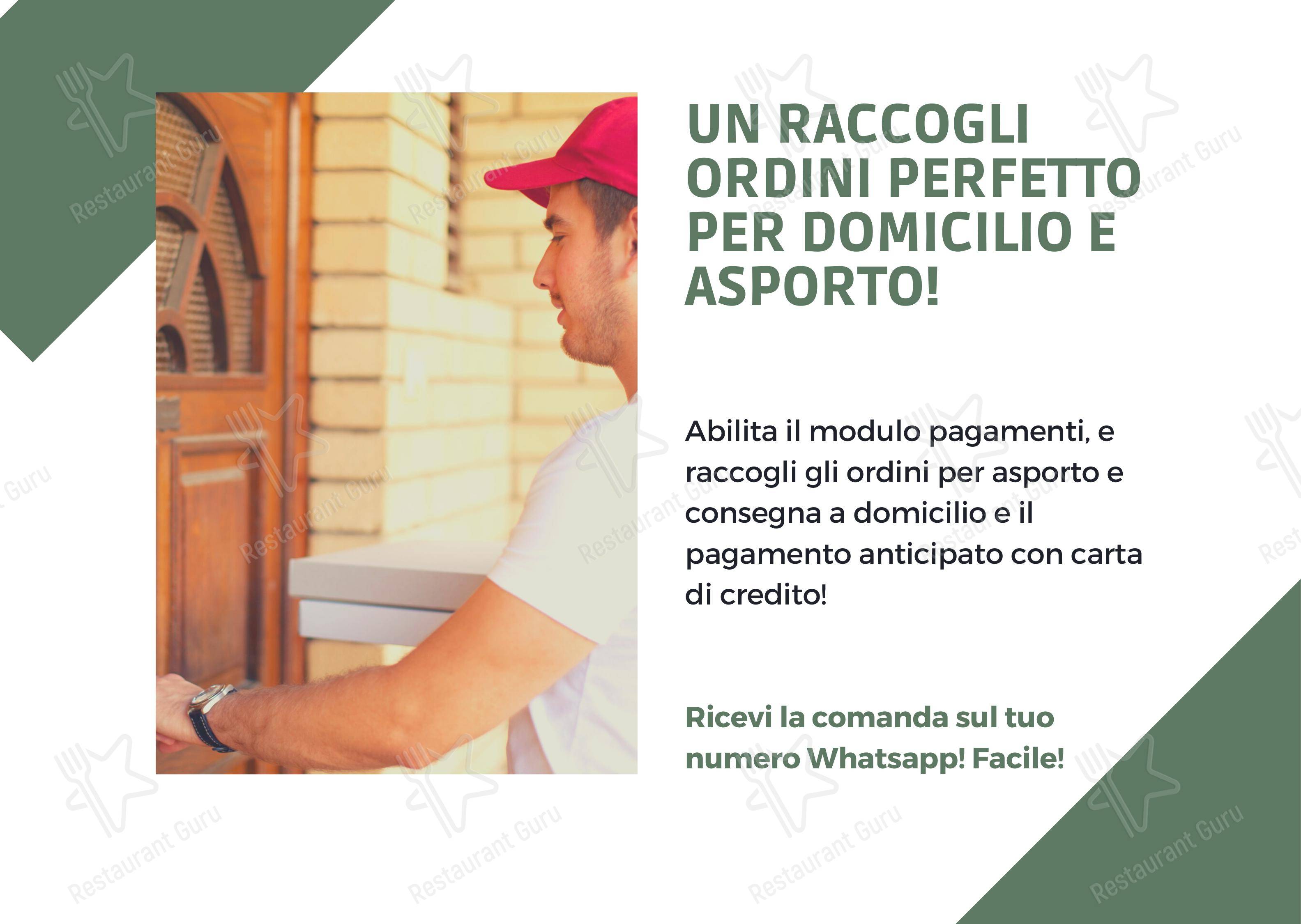 Menu per Arcadia Ristorante in Tarquinia