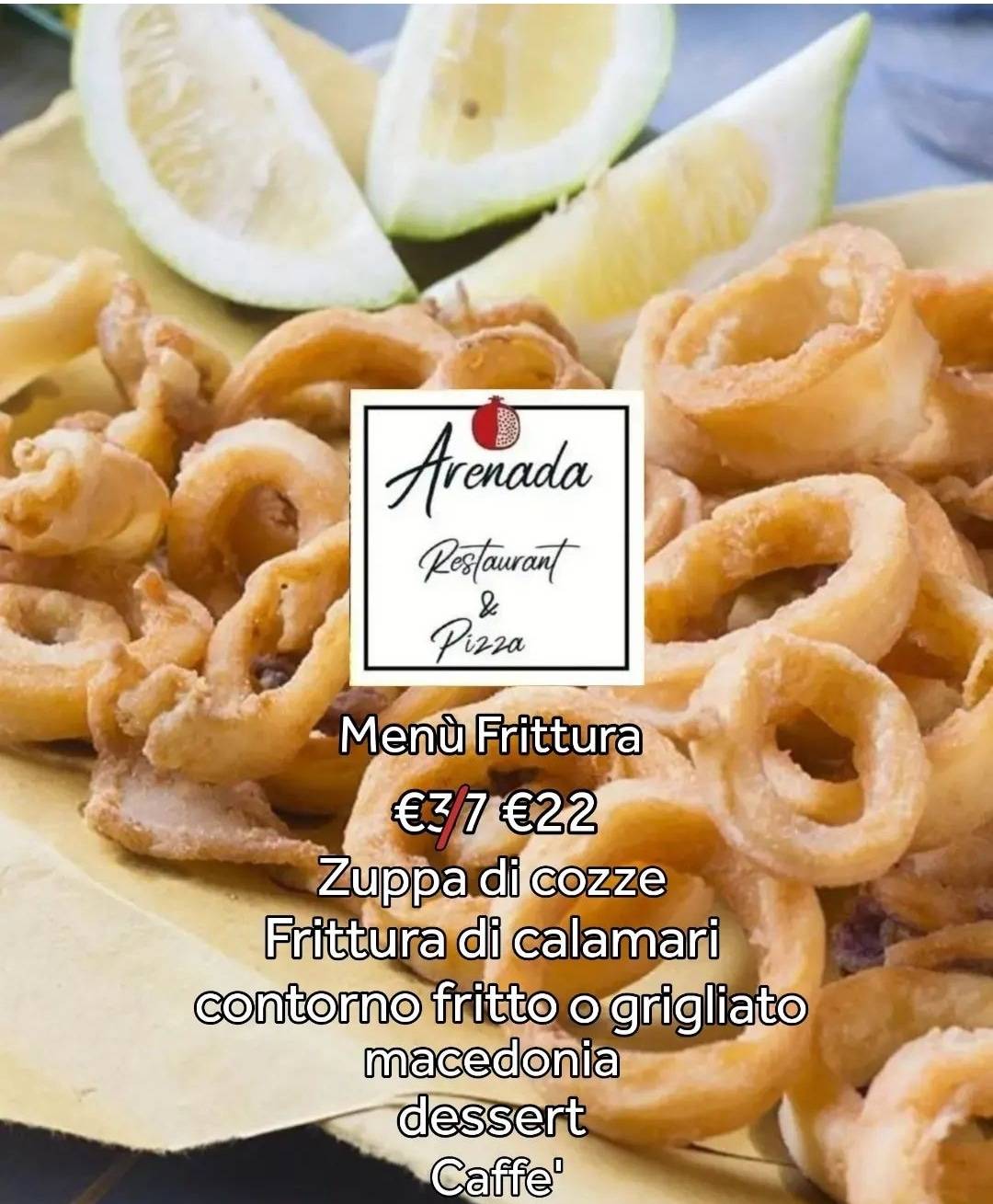 Menu di Arenada 