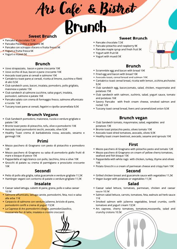 Menu di Ars Café & Bistrot 