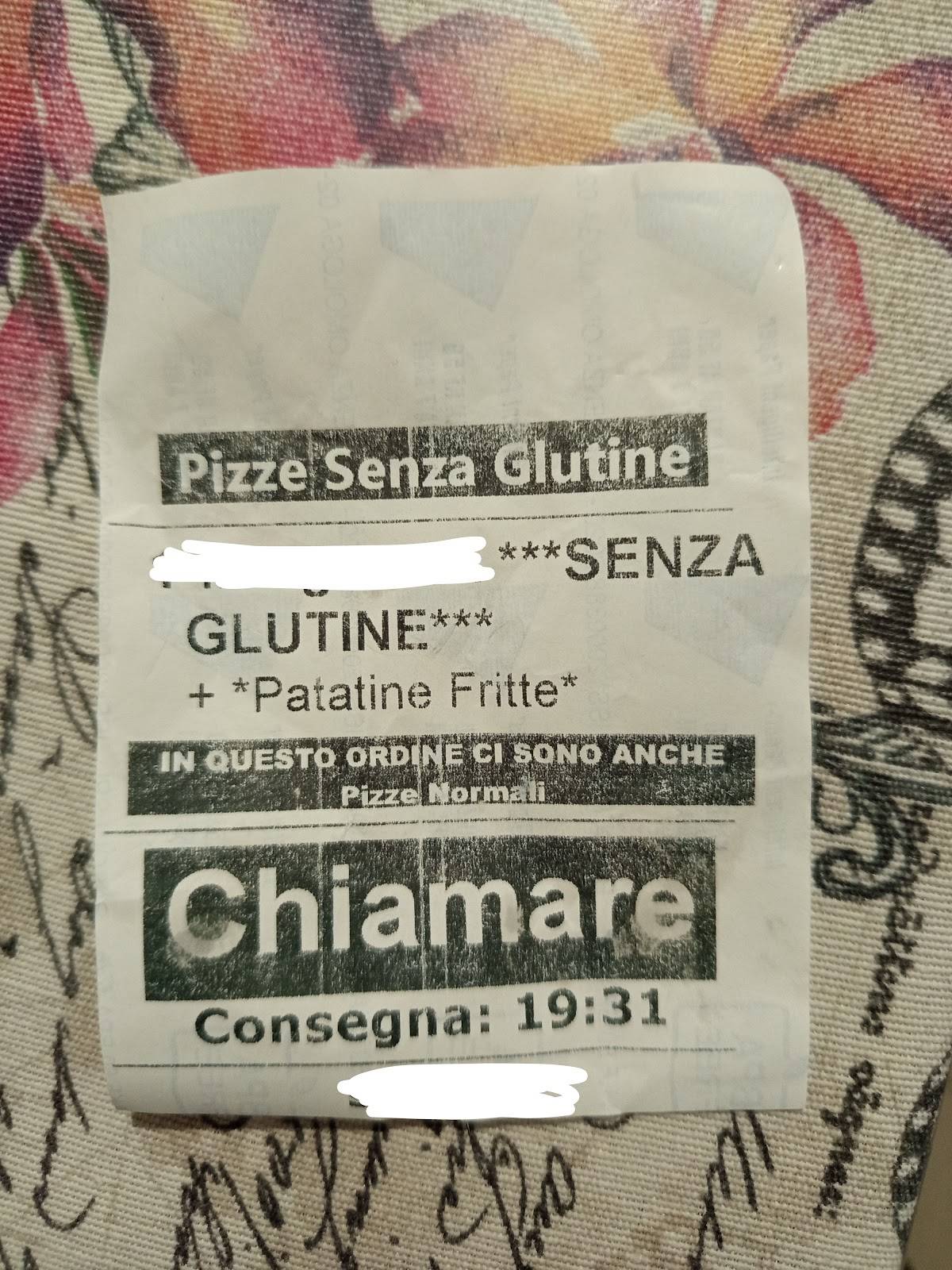 Menu di Arte Pizza 