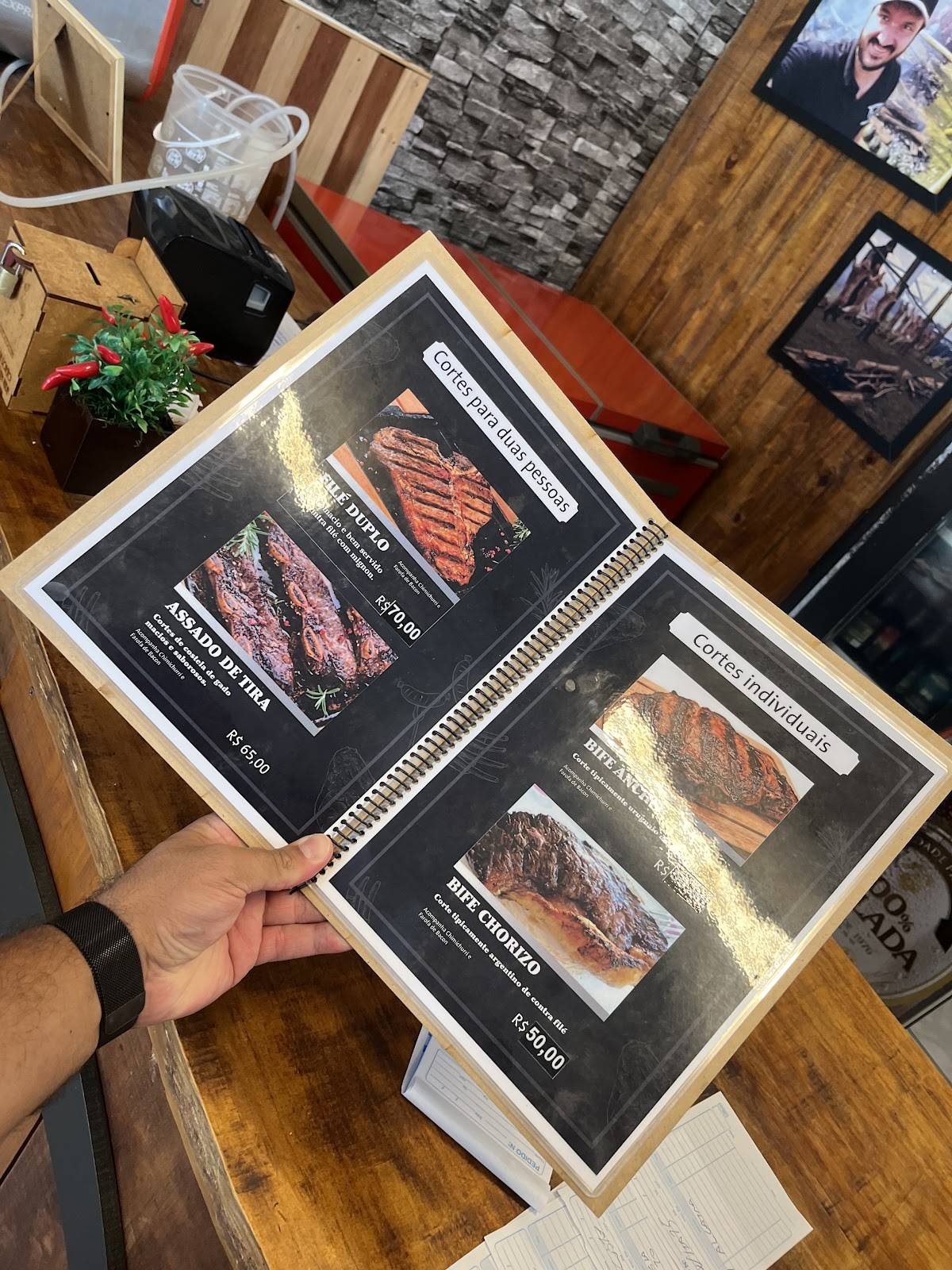 Assados Tinti - stakehouse cardápio