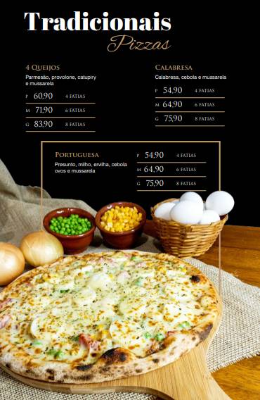 Fornalha Pizzaria cardápio