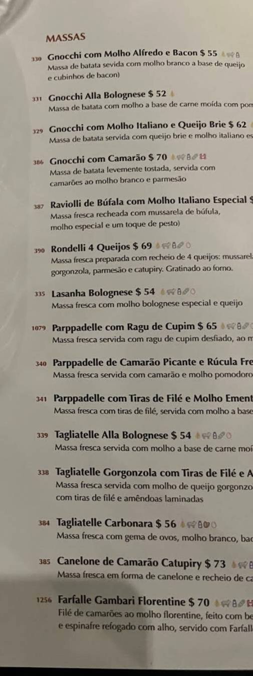 Asttore Forneria Restaurante Italiano em Varjota Fortaleza cardápio