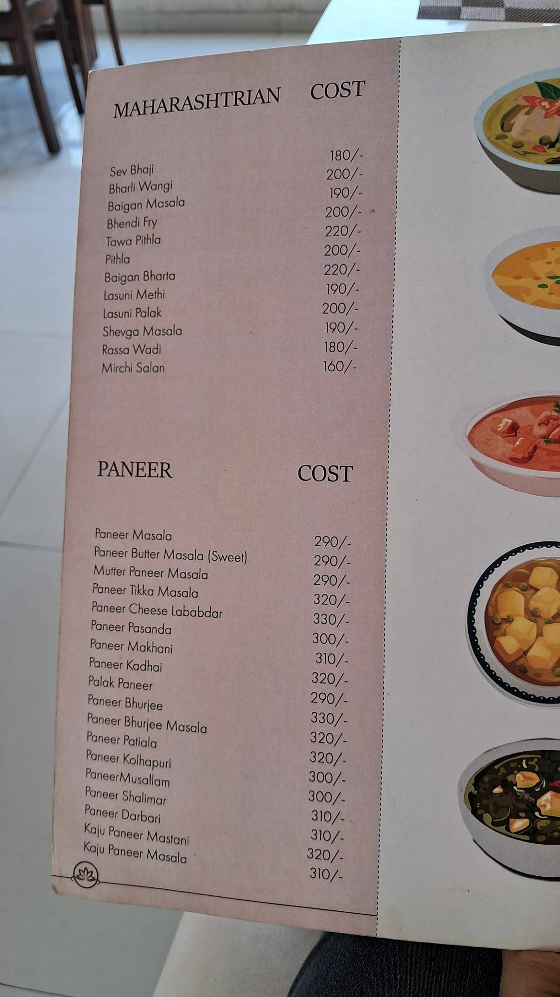 Vedaay Pure Veg Restaurant menu