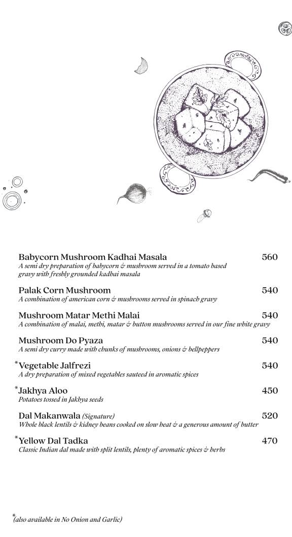 Auric Restaurant & Rooftop Cafe menu