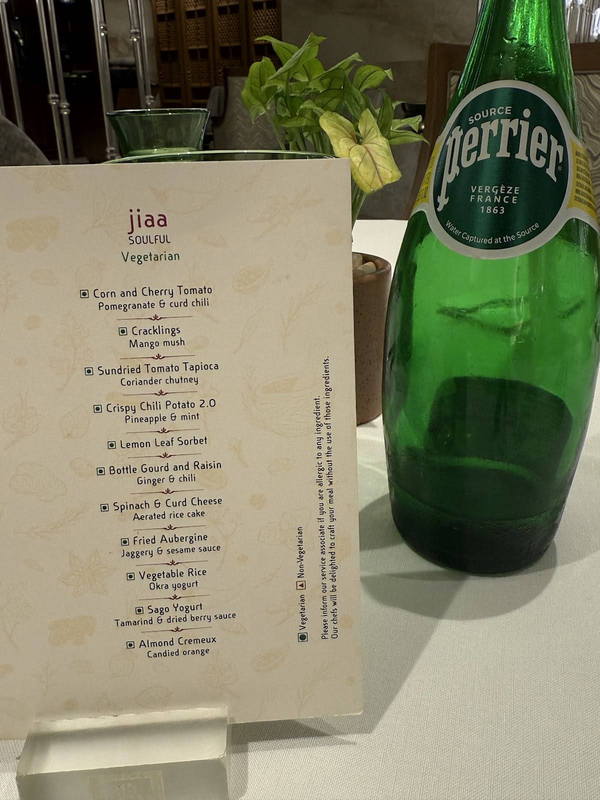 Avartana menu