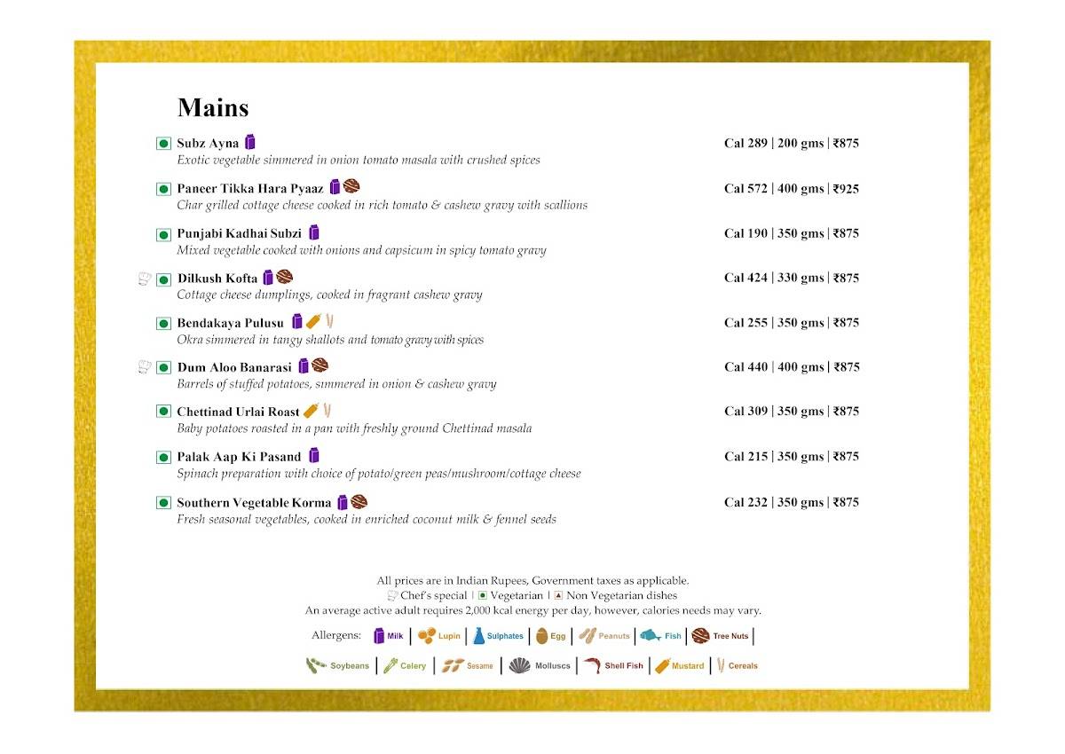 Ayna menu