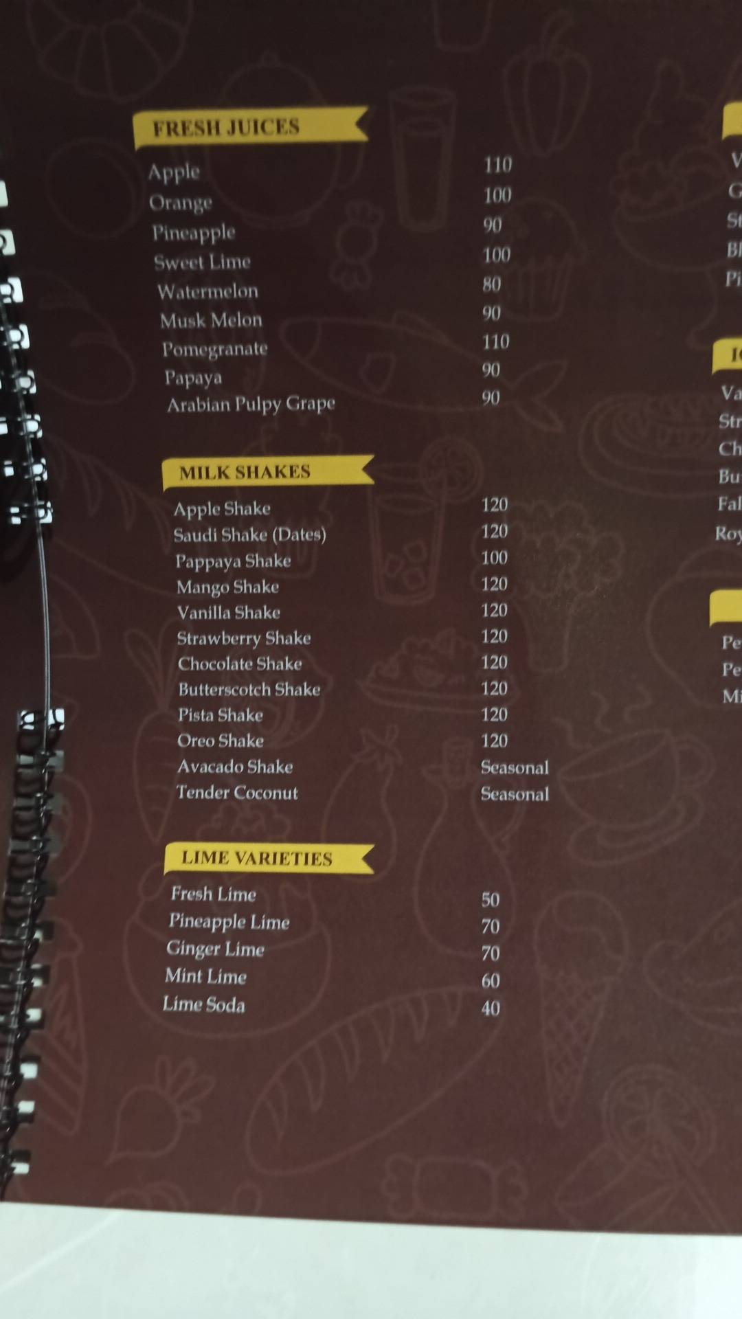 Grill House Restaurant menu