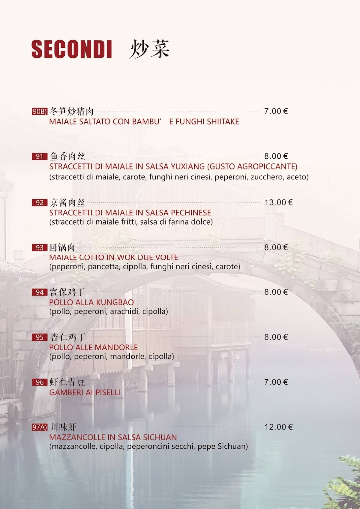 Menu di BING STREET FOOD TAKE AWAY BAR 