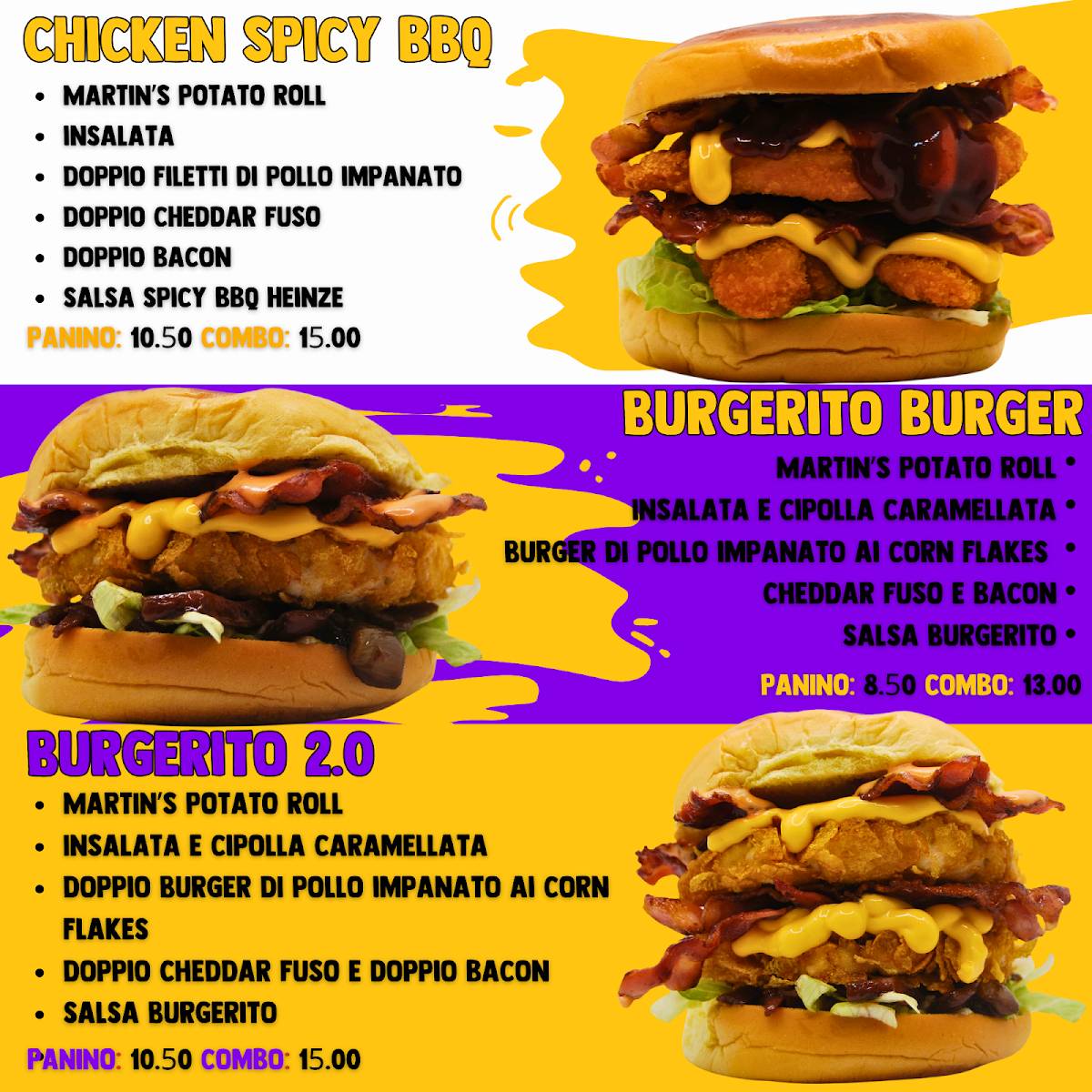Menu di BURGERITO