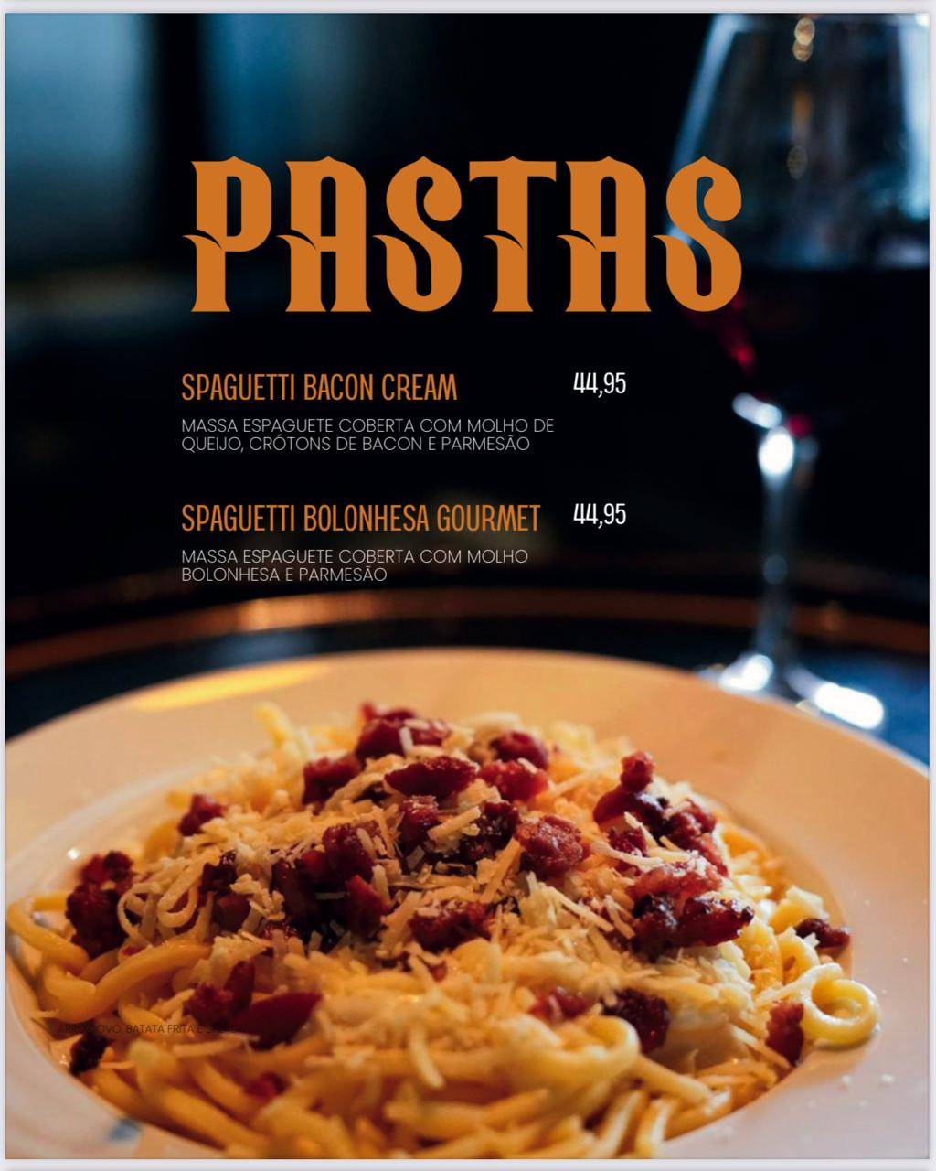 BW Steaks & Burgers cardápio