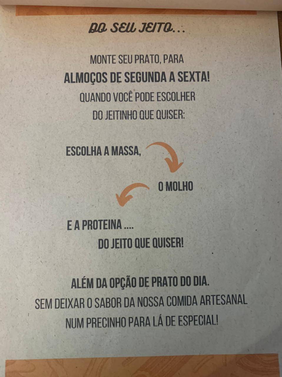 Bacareto - Cucina e Pasta cardápio