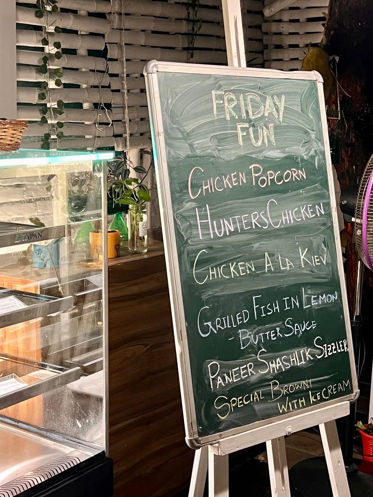 Backyard Bistro Hakimpara menu