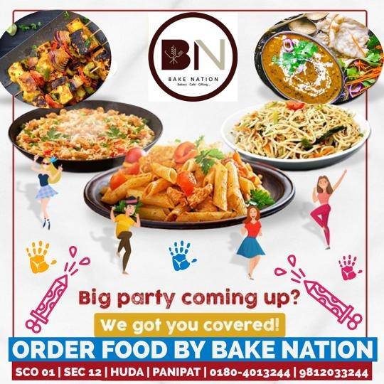 Bake Nation menu
