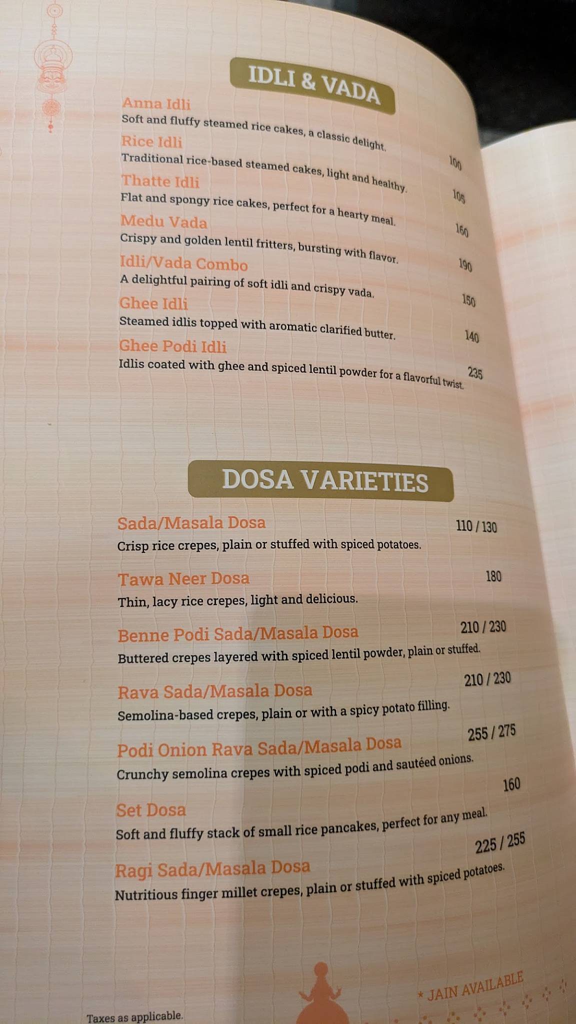 Banana Leaf Restaurant borivali menu