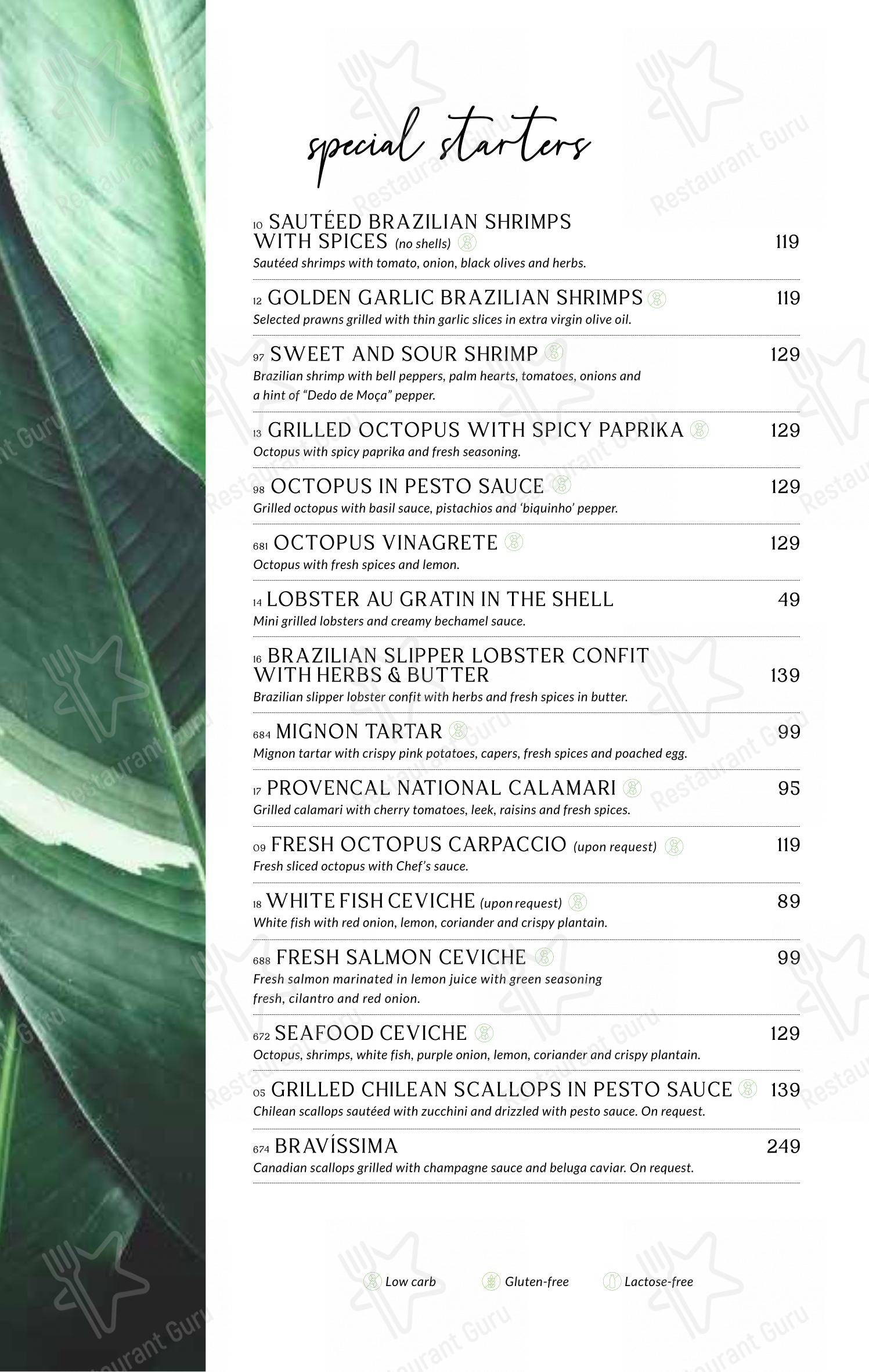 菜单 para Baobá Bar e Restaurante em Itajaí